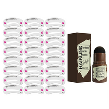 Laden Sie das Bild in den Galerie-Viewer, Augenbrauen-Stempel-Schablonen-Set