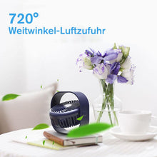 Laden Sie das Bild in den Galerie-Viewer, Quadratischer wiederaufladbarer Mini-Lüfter