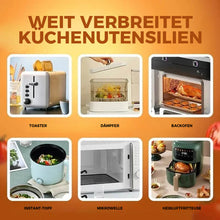 Laden Sie das Bild in den Galerie-Viewer, Faltbare Heißluftfritteuse Backblech aus Silikon