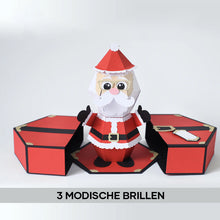 Laden Sie das Bild in den Galerie-Viewer, 3D-Popup-Box-Karte „Weihnachtsmann-Streich“