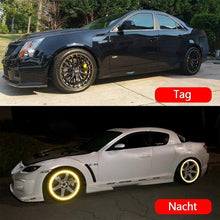 Laden Sie das Bild in den Galerie-Viewer, Hohe Intensität Reflektierend Sicherheit Felgenbänder 45m