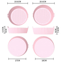 Laden Sie das Bild in den Galerie-Viewer, Faltbare Heißluftfritteuse Backblech aus Silikon