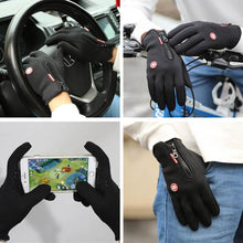 Laden Sie das Bild in den Galerie-Viewer, (🔥Aktion am letzten Tag🔥)Premiume warme winddichte wasserdichte Touchscreen Handschuhe Unisex