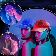 Laden Sie das Bild in den Galerie-Viewer, Fluoreszierende Baseballmütze aus Faseroptik