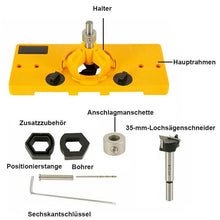 Laden Sie das Bild in den Galerie-Viewer, Holzbearbeitung 35mm Scharnierloch Jig Guide