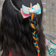 Laden Sie das Bild in den Galerie-Viewer, Kinder bunte Perücke Haarspange