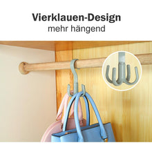 Laden Sie das Bild in den Galerie-Viewer, 360 Grad drehbarer Haushaltsaufhänger (5 PCs)