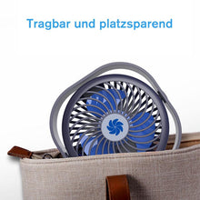 Laden Sie das Bild in den Galerie-Viewer, Quadratischer wiederaufladbarer Mini-Lüfter