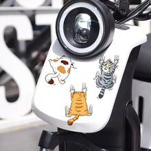 Laden Sie das Bild in den Galerie-Viewer, Niedliche Katze Cartoon Auto Aufkleber