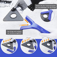 Laden Sie das Bild in den Galerie-Viewer, Multifunktionale Auto Schneeschaufel Eiskratzer  Schneeschaber
