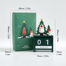 Laden Sie das Bild in den Galerie-Viewer, Kalenderdekoration aus Naturholz