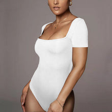 Laden Sie das Bild in den Galerie-Viewer, Ärmelloser Damen-Bodysuit mit eckigem Ausschnitt