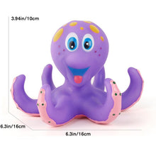 Laden Sie das Bild in den Galerie-Viewer, Kinder Octopus Badespielzeug mit 5 Ringen