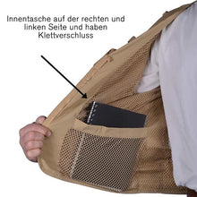 Laden Sie das Bild in den Galerie-Viewer, Leichte Weste aus Mesh-Stoff mit 16 Sacken