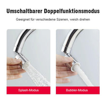 Laden Sie das Bild in den Galerie-Viewer, Drehbarer Doppelfunktions-Bubbler-Wasserhahnkopf