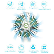 Laden Sie das Bild in den Galerie-Viewer, Mini faltbarer tragbarer Lüfter