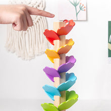 Laden Sie das Bild in den Galerie-Viewer, 🎵Buntes Holzspielzeug mit Glaskugeln