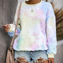 Laden Sie das Bild in den Galerie-Viewer, Damen Tie-Dye Langarmpullover