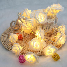 Laden Sie das Bild in den Galerie-Viewer, Rose Blume Lichterkette