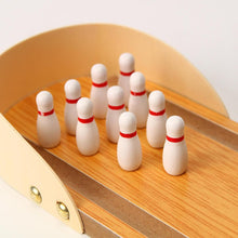 Laden Sie das Bild in den Galerie-Viewer, Zuhause Holz Mini Bowling Spiel Set