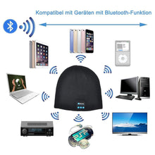 Laden Sie das Bild in den Galerie-Viewer, Warme Strickmütze mit 4.2 Bluetooth