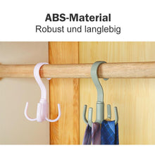Laden Sie das Bild in den Galerie-Viewer, 360 Grad drehbarer Haushaltsaufhänger (5 PCs)