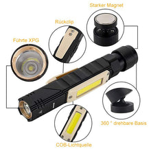 Laden Sie das Bild in den Galerie-Viewer, Multifunktionale 360-Grad-Magnet-Taschenlampe