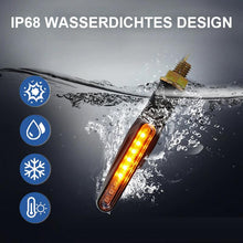 Laden Sie das Bild in den Galerie-Viewer, Universelle LED Motorrad Blinker Beleuchtung, 2 Stücke