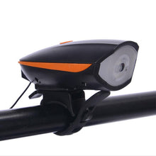 Laden Sie das Bild in den Galerie-Viewer, 2- in- 1 Fahrrad USB Horn Frontleuchte