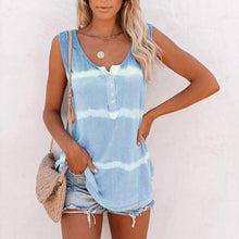 Laden Sie das Bild in den Galerie-Viewer, Lässige Batik Knopfweste