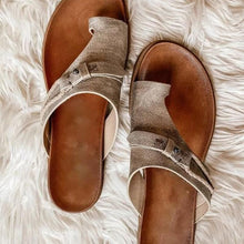 Laden Sie das Bild in den Galerie-Viewer, Modische lässige Flip-Flops-Frauensandalen