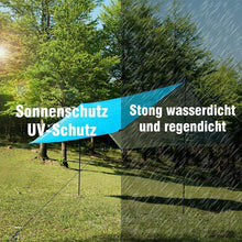 Laden Sie das Bild in den Galerie-Viewer, Markise Sonnenschutz Regenschutz Strand Camping Picknick Pad Feuchtigkeitsschutzmatte (nur Zelt, Unterstützung nicht enthalten)