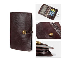 Laden Sie das Bild in den Galerie-Viewer, Herren Vintage Kartenhalter lange Brieftasche