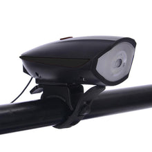 Laden Sie das Bild in den Galerie-Viewer, 2- in- 1 Fahrrad USB Horn Frontleuchte