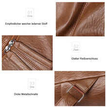 Laden Sie das Bild in den Galerie-Viewer, Rucksack mit großer Kapazität - Vollleder