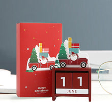 Laden Sie das Bild in den Galerie-Viewer, Kalenderdekoration aus Naturholz