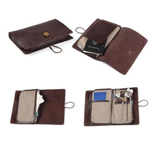 Laden Sie das Bild in den Galerie-Viewer, Herren Vintage Kartenhalter lange Brieftasche