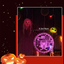 Laden Sie das Bild in den Galerie-Viewer, 3D Halloween hängendes Licht