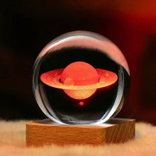 Laden Sie das Bild in den Galerie-Viewer, 🪄50% Rabatt✨3D Galaxy Kristallkugel Nachtlicht Dekorlampe