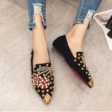 Laden Sie das Bild in den Galerie-Viewer, 🎉 Sommer-Special 🎉Kirsche Strass Nietenschuhe
