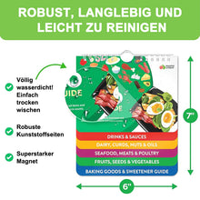 Laden Sie das Bild in den Galerie-Viewer, Heißluftfritteuse, Spickzettel, Magnete, Kochanleitung