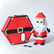 Laden Sie das Bild in den Galerie-Viewer, 3D-Popup-Box-Karte „Weihnachtsmann-Streich“