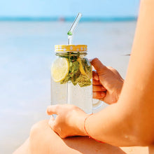 Laden Sie das Bild in den Galerie-Viewer, 🌈Strohhalme aus farbigem Glas
