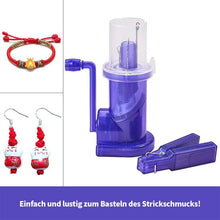 Laden Sie das Bild in den Galerie-Viewer, Hand Strickmaschine Spool Knitter Wool Winder Handwerk Armband Weben Werkzeug Für Crafting Dekorieren Strickwaren Heimgebrauch