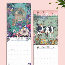 Laden Sie das Bild in den Galerie-Viewer, 🗓️2024 Natur und Tierwelt Kunst Wandkalender🗓️