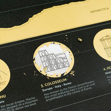 Laden Sie das Bild in den Galerie-Viewer, Mini Kratzbare Weltkarte