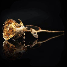 Laden Sie das Bild in den Galerie-Viewer, 24 Karat Gold Rose
