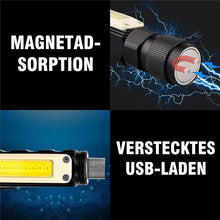 Laden Sie das Bild in den Galerie-Viewer, Multifunktionale 360-Grad-Magnet-Taschenlampe