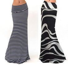 Laden Sie das Bild in den Galerie-Viewer, Damen Sommer Langer Rock