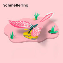 Laden Sie das Bild in den Galerie-Viewer, 3D handgemachtes Insekt Puzzle
